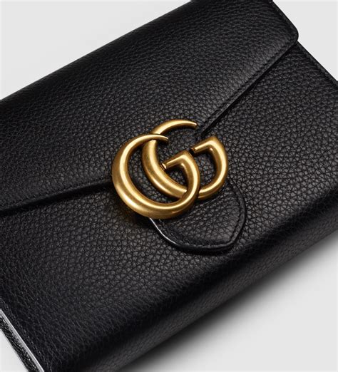 gucci petite marmont wallet|gucci gg marmont wallet on chain.